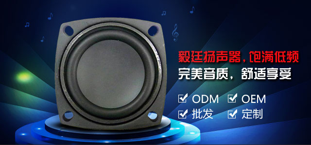 毅廷揚聲器，飽滿低頻