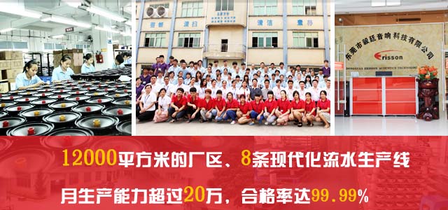 12000平方米廠區，8條現代化流水生產線